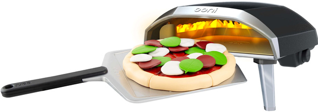Pizzeria Piec Do Pizzy Z Akcesoriami Zestaw Piec + Pizza z podstawką Ooni Casdon + 18 dodatków