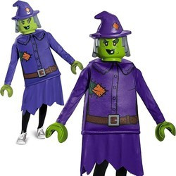 Strój karnawałowy Lego dla dziewczynki Wiedźma kostium przebranie 124-135 cm (7-8 lat)