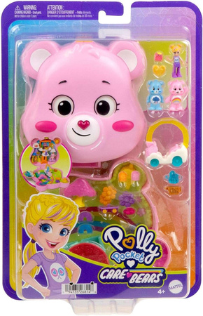 Polly Pocket mały Zestaw kompaktowy Troskliwe Misie 10+ akcesoriów