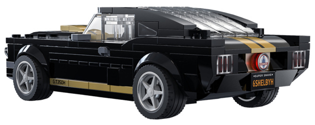 Klocki konstrukcyjne CaDA wyścigówka Samochód wyścigowy Shelby GT 350H Auto sportowe 285 elementów