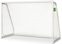 Bramka aluminiowa biała do gry w piłkę nożną Scala 180x120 cm