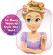 Lalka Głowa do czesania i stylizacji włosów+ manicure Księżniczka Disney Roszpunka Zaplątani +akcesoria 13 elementów