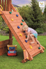 Plac zabaw drewniany duży Giant Move domek, 2x huśtawka, zjeżdżalnia, piaskownica, drabinka, ścianka i lina wspinaczkowa