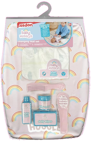 Mata Do Przewijania Dla Lalki Pieluszki + Akcesoria Baby Huggles Casdon