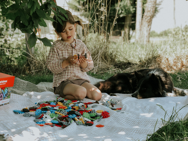 Klocki konstrukcyjne Mini Waffle zestaw Konstruktor 300 elementów Marioinex