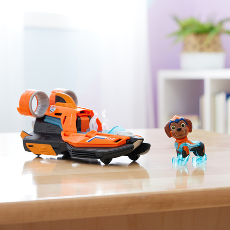 Psi Patrol The Mighty Movie Wielki Film Zestaw figurka Skye różowy odrzutowiec pojazd dźwięk światło