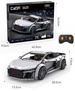 Klocki konstrukcyjne CaDA wyścigówka Samochód wyścigowy zdalnie sterowany Audi R8 Coupe Auto sportowe 536 elementów RC
