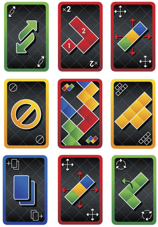 Strategiczna gra planszowa Blokus Shuffle edycja UNO