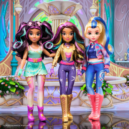 Unicorn Academy Zestaw Lalka Ava 24 cm + Jednorożec Leaf + akcesoria