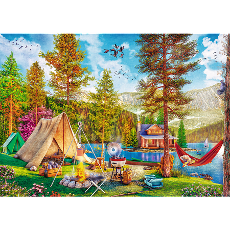 Puzzle Trefl 2x500 elementów Letni Relax