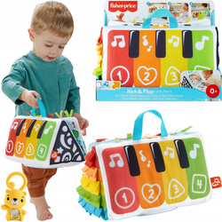 Fisher Price Soft & Play Miękkie Pianino dla niemowląt + gryzak GRATIS