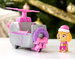 Psi Patrol świąteczny Pojazd z figurką Skye Helikopter i Figurka + maskotka Skye 15 cm
