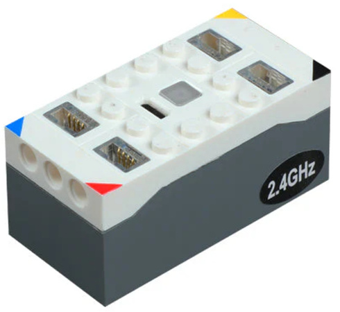 Klocki konstrukcyjne CaDA Zdalnie sterowany samochód 51 cm Auto wyścigowe Blazing Flame Pojazd 1518 elementów C63008W z napędem Power System