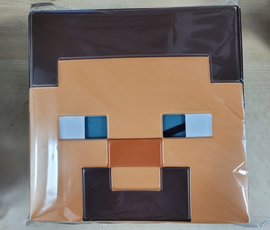 OUTLET Minecraft strój karnawałowy dla chłopca Steve kostium przebranie 125-135 cm (7-8 lat) PO ZWROCIE