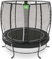 Trampolina ogrodowa z siatką zabezpieczającą Lotus Premium 253 cm czarna