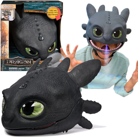 Jak Wytresować Smoka maska interaktywna Szczerbatek Toothless