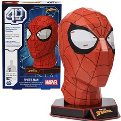  Puzzle 3d Spiderman Marvel Superbohater Model 3D Do Złożenia 4d 82 El.