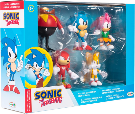 Jakks Zestaw figurek 5 postaci Sonic The Hedgehog