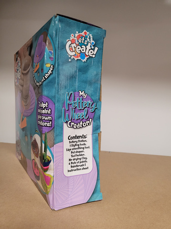 OUTLET Koło Garncarskie Dla Dzieci Zestaw do tworzenia ceramiki z kołem garncarskim USZKODZONE OPAKOWANIE