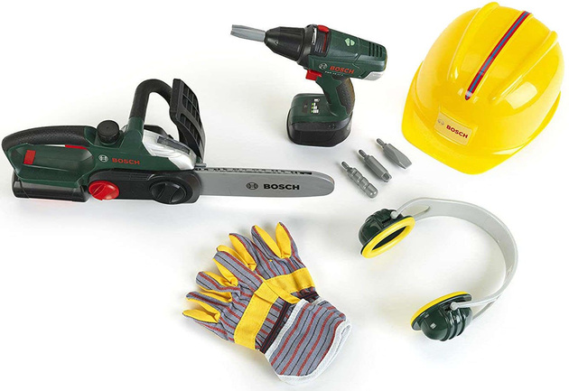 Zestaw Budowlańca Robotnika Drwala Mega zestaw Bosch II budowlanego Bosch Klein