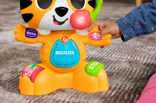 Link Squad Tygrysek Taniec i nauka Śpiewające zwierzątka Światło Dźwięk