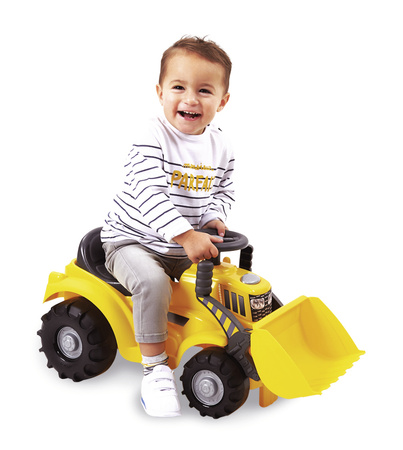 Traktor Jeździk Żółty Spychacz dla Dzieci Pojazd Farmerski