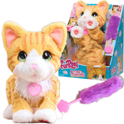 FurReal Interaktywna zabawka Kotek Bella towarzysz do zabawy 30 cm