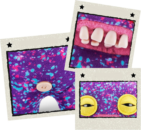 Fuggler Pluszowy Potwór Maskotka Squidge Fioletowy 22 cm