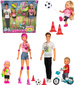 OUTLET Steffi Love Zestaw lalek rodzina sportowa Steffi, Kevin i dzieci WADLIWY