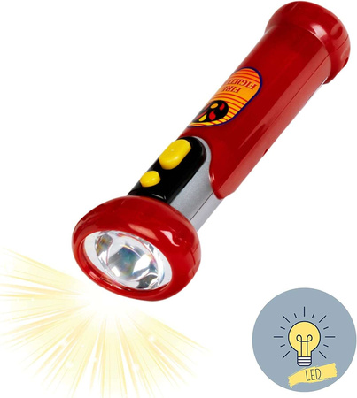 Zestaw strażacki Henry'ego z wyposażeniem Plecak i kask czerwony Hełm ochronny MSA z opuszczaną szybką