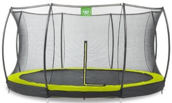 Trampolina ogrodowa z siatką zabezpieczającą Sillhouette 427 cm zielona
