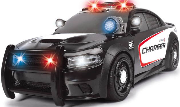 OUTLET Radiowóz policyjny Go Real Dodge Charger światło/dźwięk WADLIWY