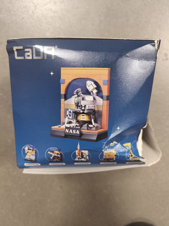 OUTLET Klocki Konstrukcyjne Cada NASA wystawa statek kosmiczny Apollo 11 lunar module 206 elementów USZKODZONE OPAKOWANIE