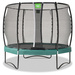 Trampolina ogrodowa z siatką zabezpieczającą Allure Premium 305 cm zielona