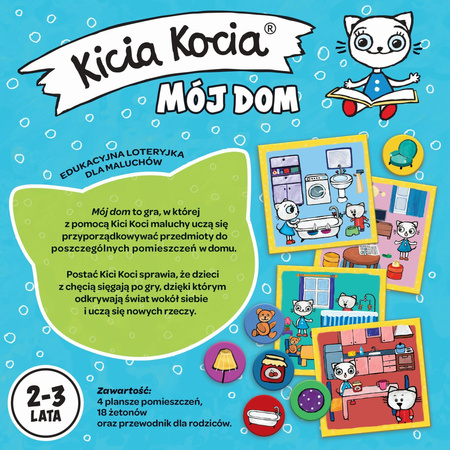 Gra Kicia Kocia Mój Dom Edukacyjna Trefl 2+