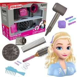 Dyson Zestaw do stylizacji włosów Supersonic 5 el.+Kraina Lodu Głowa do czesania i stylizacji włosów Elsa