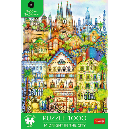 Trefl Puzzle 1000 elementów O północy w Barcelonie