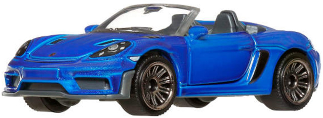 Matchbox Moving Parts auto Porsche 718 Spyder RS 2024 Granatowy Samochód