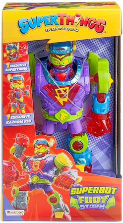 SuperZings SuperThings figurka Superbot Fury Storm 15 cm