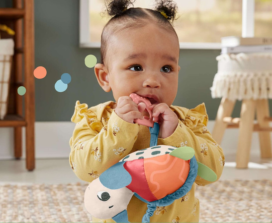 Planet Friends Zawieszka do wózka Żółw Sea Me Bounce + gryzak GRATIS