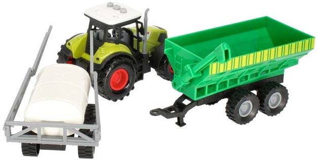Zestaw Moje Ranczo traktor + naczepy