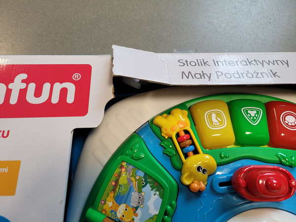 OUTLET Stolik Interaktywny Mały Podróżnik