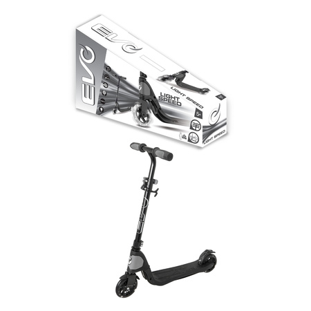 Evo Składana Regulowana Hulajnoga dla Dzieci Light Speed Czarny Świecące Kółka