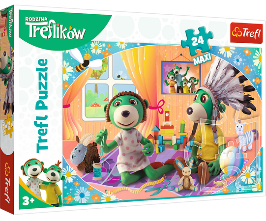 Puzzle 24 Maxi Rodzina Treflików