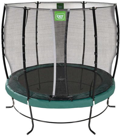 Trampolina ogrodowa z siatką zabezpieczającą Lotus Classic 253 cm zielona