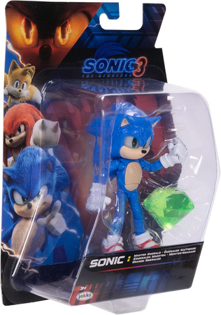 Figurka Sonic 3 The Hedgehog 12 cm + szmaragd