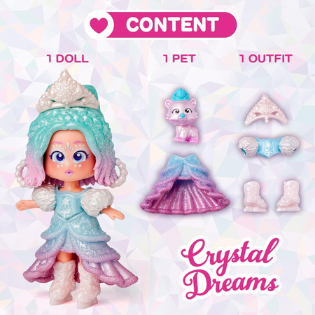 KookyLoos figurka kolekcjonerska z serii Princess Crystal Dream + akcesoria