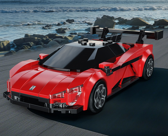 Klocki konstrukcyjne CaDA wyścigówka Samochód wyścigowy Yangwang U9 Auto sportowe 291 elementów