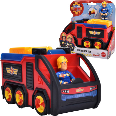 Strażak Sam Wóz strażacki Jupiter 17 cm + figurka strażak Sam 
