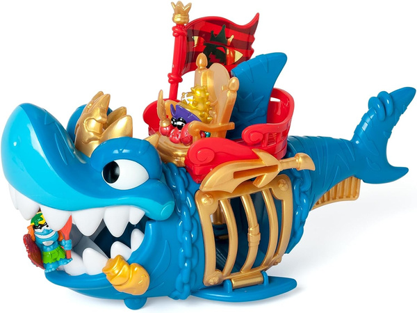 Piratix Adventure World Kingshark zestaw figurka rekin+ minifigurka Kapitan Hermit